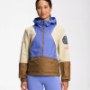 îmbrăcăminte The North Face femei jachetă trailwear wind whistle pietriș/pervinca adâncă/maro utilitar 4N84R316